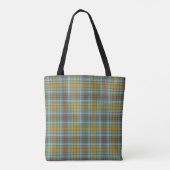 O'Brien Clan Tartan Kariertes Monogramm Tasche (Rückseite)