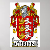 O'Brien Coat of Arms Print Poster (Vorne)
