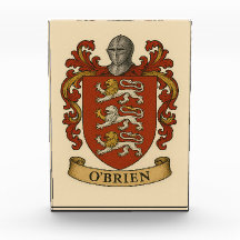 O'Brien Familienwappen-Fotoblock