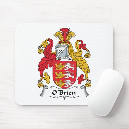 O'Brien-Familienwappen Mousepad (Mit Mouse)
