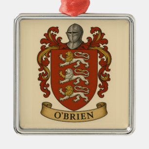 O'Brien Familienwappen-Ornament Ornament Aus Metall