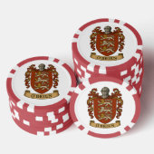 O'Brien Familienwappen Poker Chips (Stapel)