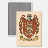 O'Brien Family Crest Magnet (Vorderseite/Rückseite)