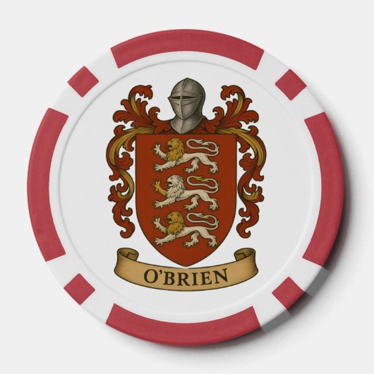 O'Brien Family Crest Poker chips (Rückseite)