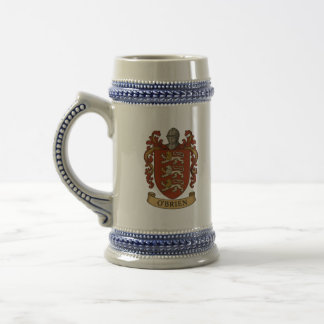 O'Brien Family Crest Stein Mug Bierglas