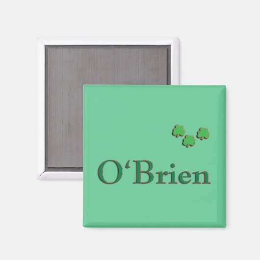 O'Brien Family Magnet (Vorderseite/Rückseite)