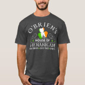 OBrien House of Shenanigans St Patricks Day T-Shirt (Vorderseite)