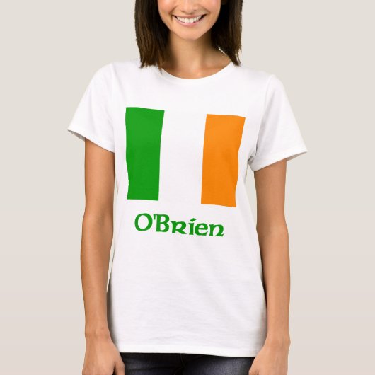O'Brien-Iren-Flagge T-Shirt (Vorderseite)