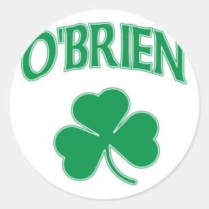 O'Brien-Iren Runder Aufkleber