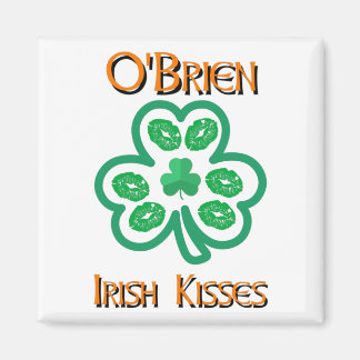 O'Brien Irish Kisses Clover Kleeblatts Lippen auf Magnet