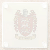 O'Brien Wappen Glasuntersetzer (Rückseite)