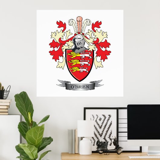 O'Brien-Wappen Poster (Heimbüro)