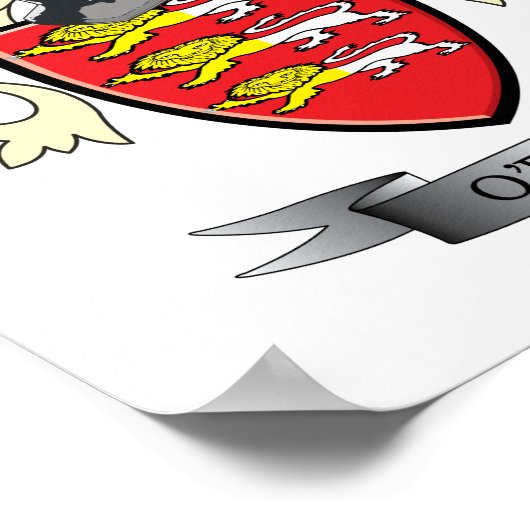 O'Brien-Wappen Poster (Ecke)