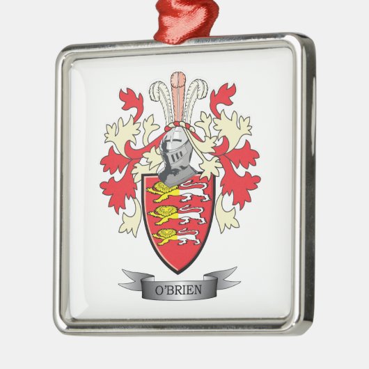 O'Brien-Wappen Silbernes Ornament (Links)