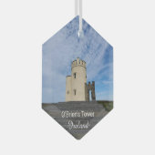 O'Brien's Tower Ireland Souvenir Ceramic Ornament Aus Glas (Vorderseite Rechts)