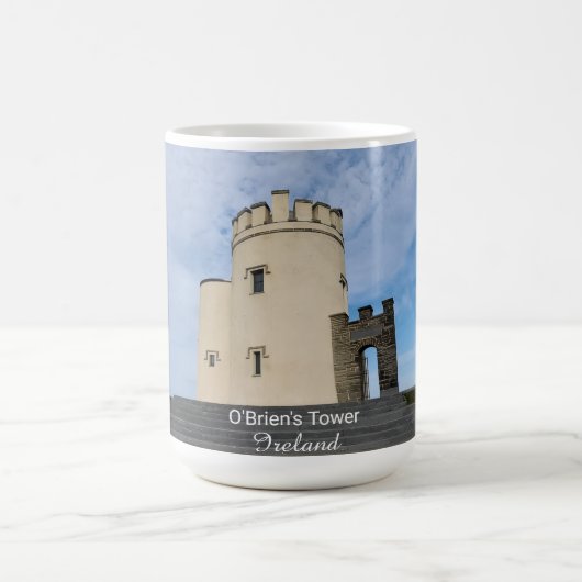 O'Brien's Tower Ireland Souvenir Coffee Cup Verwandlungstasse (Zentrum)