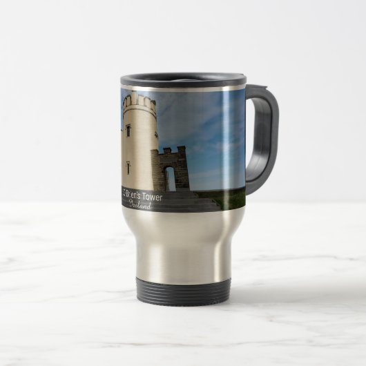 O'Brien's Tower Ireland Souvenir Travel Tumbler Reisebecher (VorderseiteRechts)