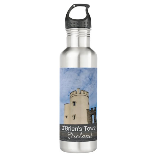 O'Brien's Tower Ireland Souvenir Water Bottle Edelstahlflasche (Vorderseite)