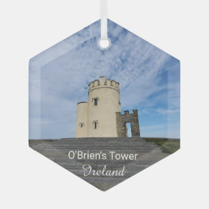 O'Brien's Tower Irland Souvenir Keramik-Ornament Ornament Aus Glas