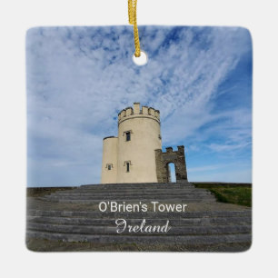 O'Brien's Tower Irland Souvenir-Ornament Keramikornament