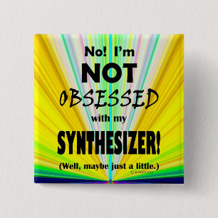 Obsbesessener Synthesizer Button