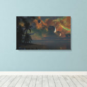 Obscura (Shores) Leinwanddruck (Insitu (Holzboden))