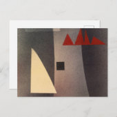 Obscure, 1930 von Wassily Kandinsky Postkarte (Vorne/Hinten)