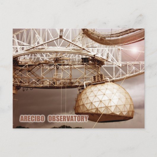 Observatorium Arecibo, Puerto Rico Postkarte (Vorderseite)