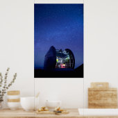 Observatorium Cal Tech Submillimeter | Hawaii Poster (Küche)