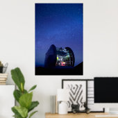 Observatorium Cal Tech Submillimeter | Hawaii Poster (Heimbüro)
