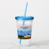 Observatorium Los Angeless Kalifornien Griffith Acryltrinkbecher (Rückseite)