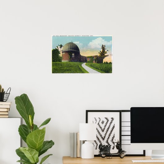 Observatorium Van Vleck der Universität Wesleyan Poster (Heimbüro)