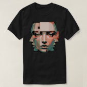 Observer Self Abstract | Layered Human Identity T-Shirt (Design vorne)