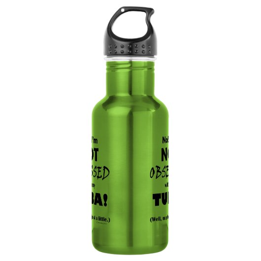 Obsessed Tuba Edelstahlflasche (Vorderseite)