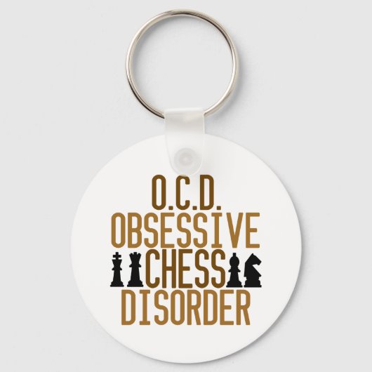 Obsessed with Chess Schlüsselanhänger (Vorderseite)