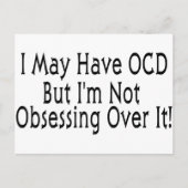 Obsession des OCD Postkarte (Vorderseite)