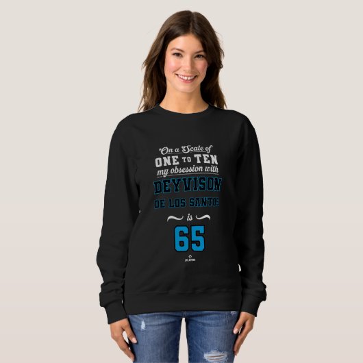 Obsession Deyvison De Los Santos 65 Miami MLBPA Sweatshirt (Vorne ganz)