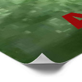 "Obsession Suppression" 36"x12" (90cm x 30cm) Poster (Ecke)
