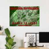 "Obsession Suppression" 36"x24" Poster (Heimbüro)