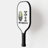 Obsession Wellspring Genius Madness de Montaigne Pickleball Schläger (Links)