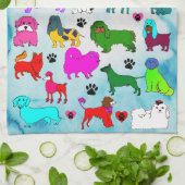 Obsessive Canine-Störung OCD Küchentuch (Gefaltet)