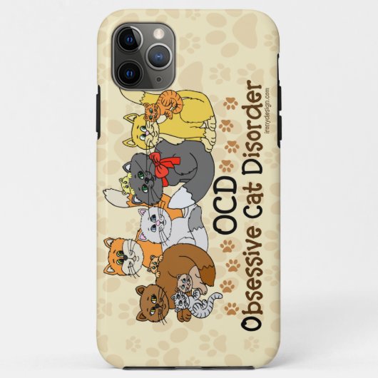 Obsessive Cat-Störung Case-Mate iPhone Hülle (Rückseite)
