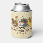 Obsessive Cat-Störung Dosenkühler (Kanne Rückseite)