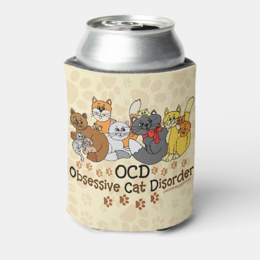 Obsessive Cat-Störung Dosenkühler (Kanne Rückseite)