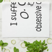 Obsessive Cat-Störung Handtuch (Gefaltet)