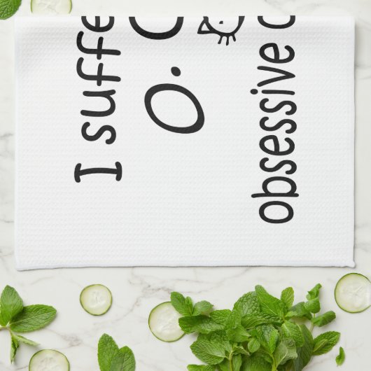 Obsessive Cat-Störung Handtuch (Gefaltet)