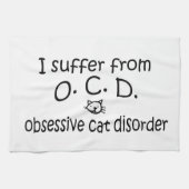 Obsessive Cat-Störung Handtuch (Horizontal)