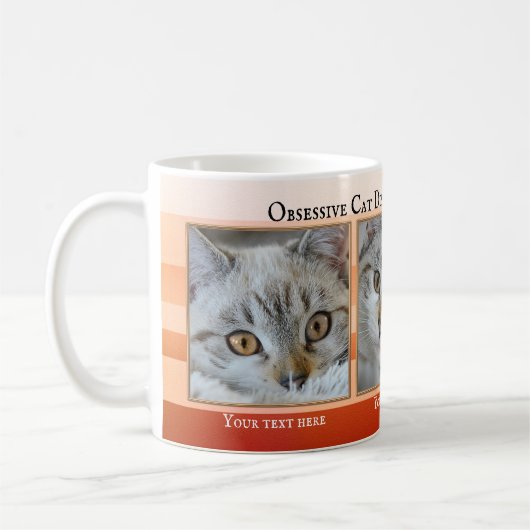 Obsessive Cat-Störung Kaffeetherapie Tasse (Links)