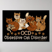 Obsessive Cat-Störung Poster (Vorne)