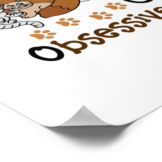 Obsessive Cat-Störung Poster (Ecke)